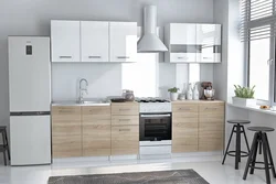 Kitchen light oak in the interior