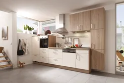 Kitchen light oak in the interior