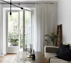 Skandinaviya Salonunun Interyeri Üçün Pərdələr