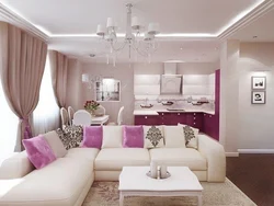 Oshxonaning Ichki Qismidagi Pushti Divan