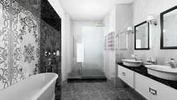 Monte Tiberio in the bathroom interior