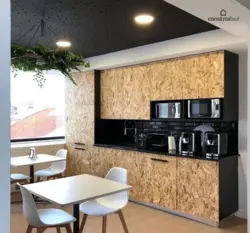 Кухня из фанеры в интерьере