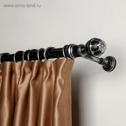 Черный карниз в интерьере кухни