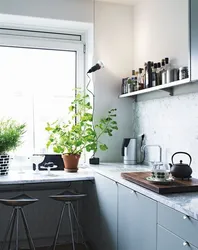 Gray Batteries In The Kitchen Interior