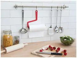 Paper towels in the kitchen interior