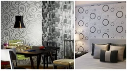 Wallpaper Circles In The Kitchen Interior