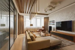 Warm Minimalism In The Living Room Interior