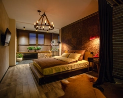 Yotoqxonaning ichki qismidagi loft lampalar