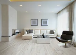 Bedroom interior with light laminate