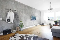 Yashash Xonasining Ichki Qismidagi Beton Rangi