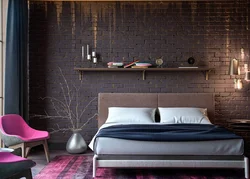 Wallpaper For Loft Bedroom Interior