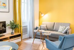 Armchair In The Interior Of A Small Living Room