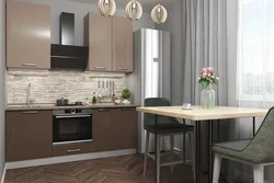 Kitchen color truffle in the interior