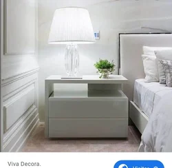 Nightstands Сафед Дар Дохили Хоб