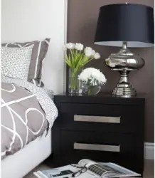 White Nightstands In The Bedroom Interior