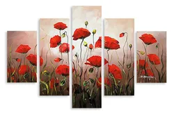 Картины триптихи для интерьера кухни