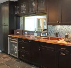 Tunisian countertop in the kitchen interior