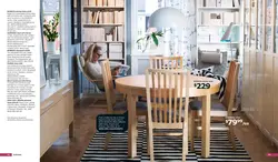IKEA chairs in the kitchen interior