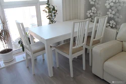 Ас үйдің интерьеріндегі IKEA орындықтары