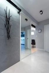 Hallway under concrete in the interior