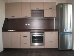 Mocha color in the kitchen interior