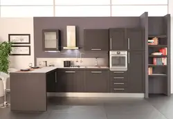 Mətbəx interyerində mocha rəngi