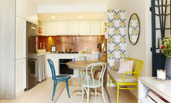 Viennese chairs in the kitchen interior