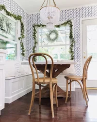 Viennese chairs in the kitchen interior