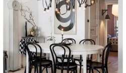 Viennese chairs in the kitchen interior