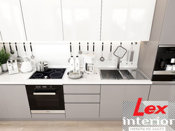Ral 7047 kitchens in the interior