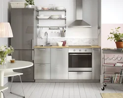 IKEA mətbəxləri interyerdə kiçikdir