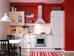 IKEA mətbəxləri interyerdə kiçikdir