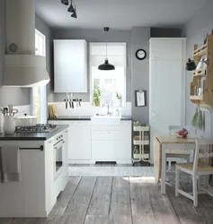 IKEA kitchens are small in the interior
