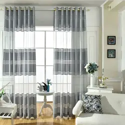 Tulle in the bedroom interior mesh