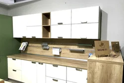 Дуб небраска в интерьере кухни