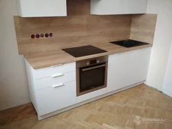 Дуб небраска в интерьере кухни