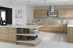 Nebraska oak in the kitchen interior