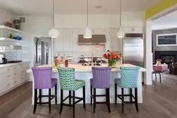 Розовые Стулья Для Кухни В Интерьере