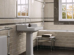 Ванна бөлмесінің интерьеріндегі Rambla cerama marazzi