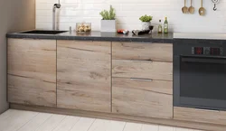 Natural halifax oak in the kitchen interior