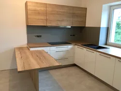 Mətbəx daxili təbii halifax palıd