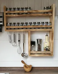 Полка Для Специй В Интерьере Кухни