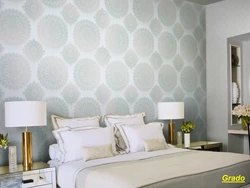 Andrea Rossi wallpaper in the bedroom interior