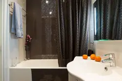 Daxili vanna otağı üçün qara pərdə