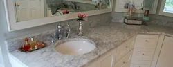Milanese Marble Countertop In The Kitchen Interior