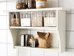 İnteryerdə IKEA mətbəx rəfləri