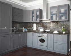 Mətbəx interyer mərkəzi London palıd kremi