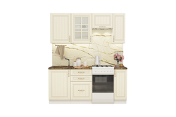 Kitchen interior center London oak cream