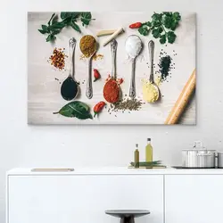 DIY paintings for the kitchen interior