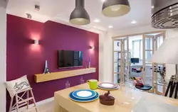 Walls to be painted in the interior of the kitchen living room